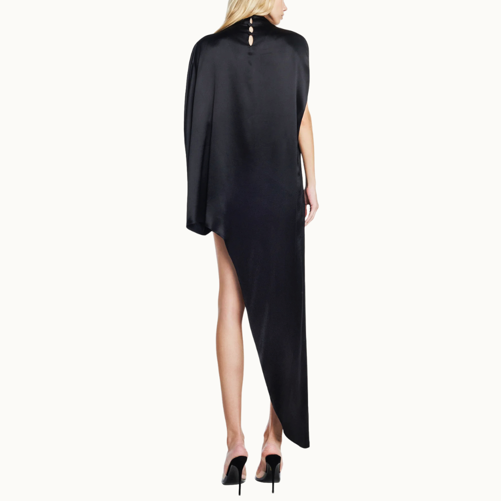 BLUSA KAFTAN ASSIMÉTRICA CETIM