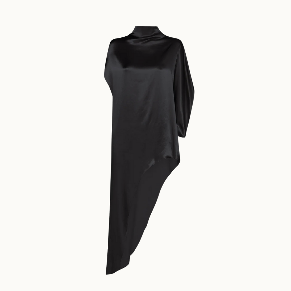 BLUSA KAFTAN ASSIMÉTRICA CETIM