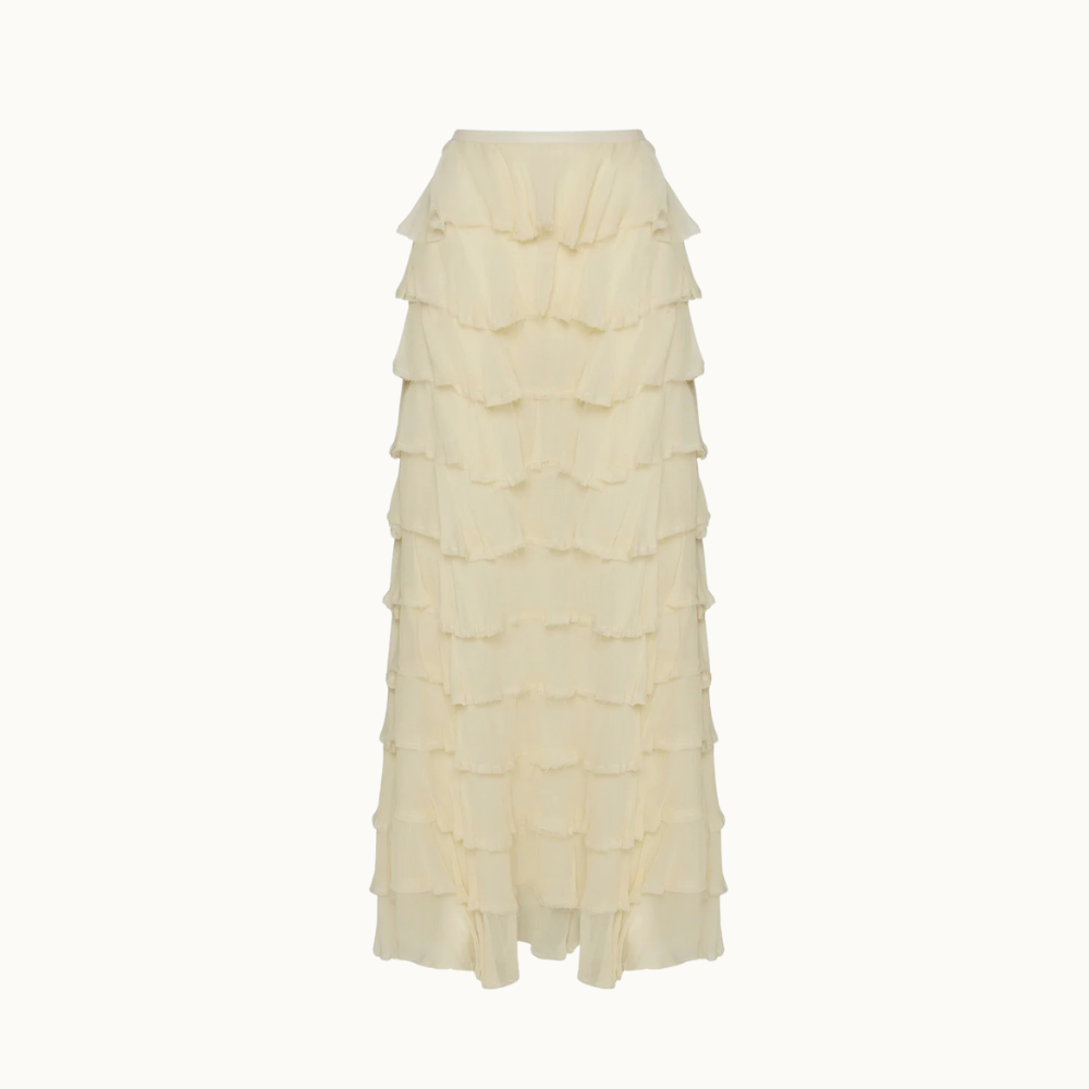 SAIA LONGA BABADOS CHIFFON