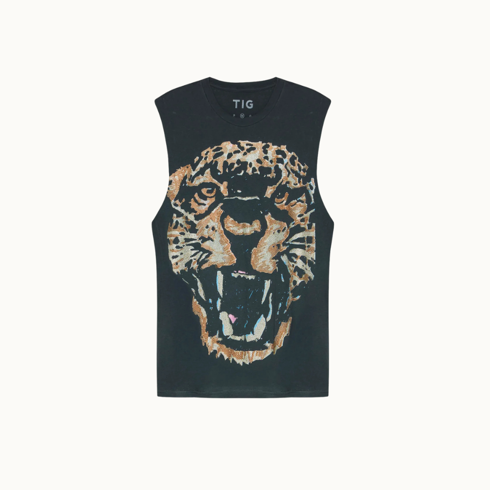 CAMISETA SEM MANGA TIGRE PEDRA