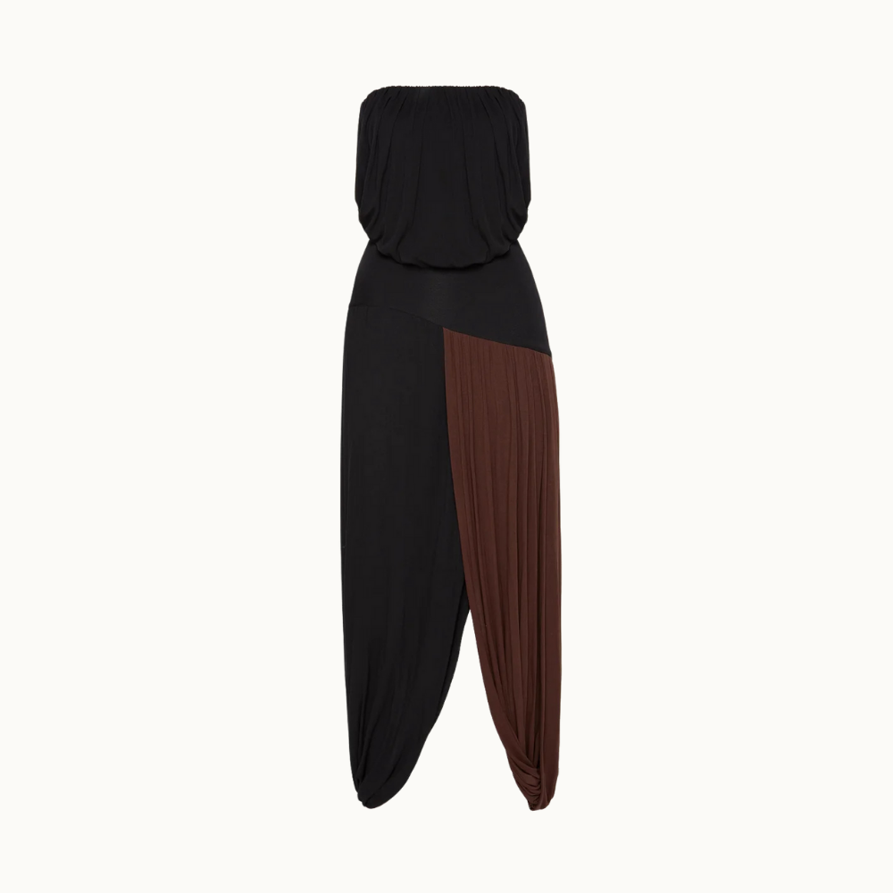 VESTIDO BICOLOR TOMARA QUE CAIA SAIA TORCIDA
