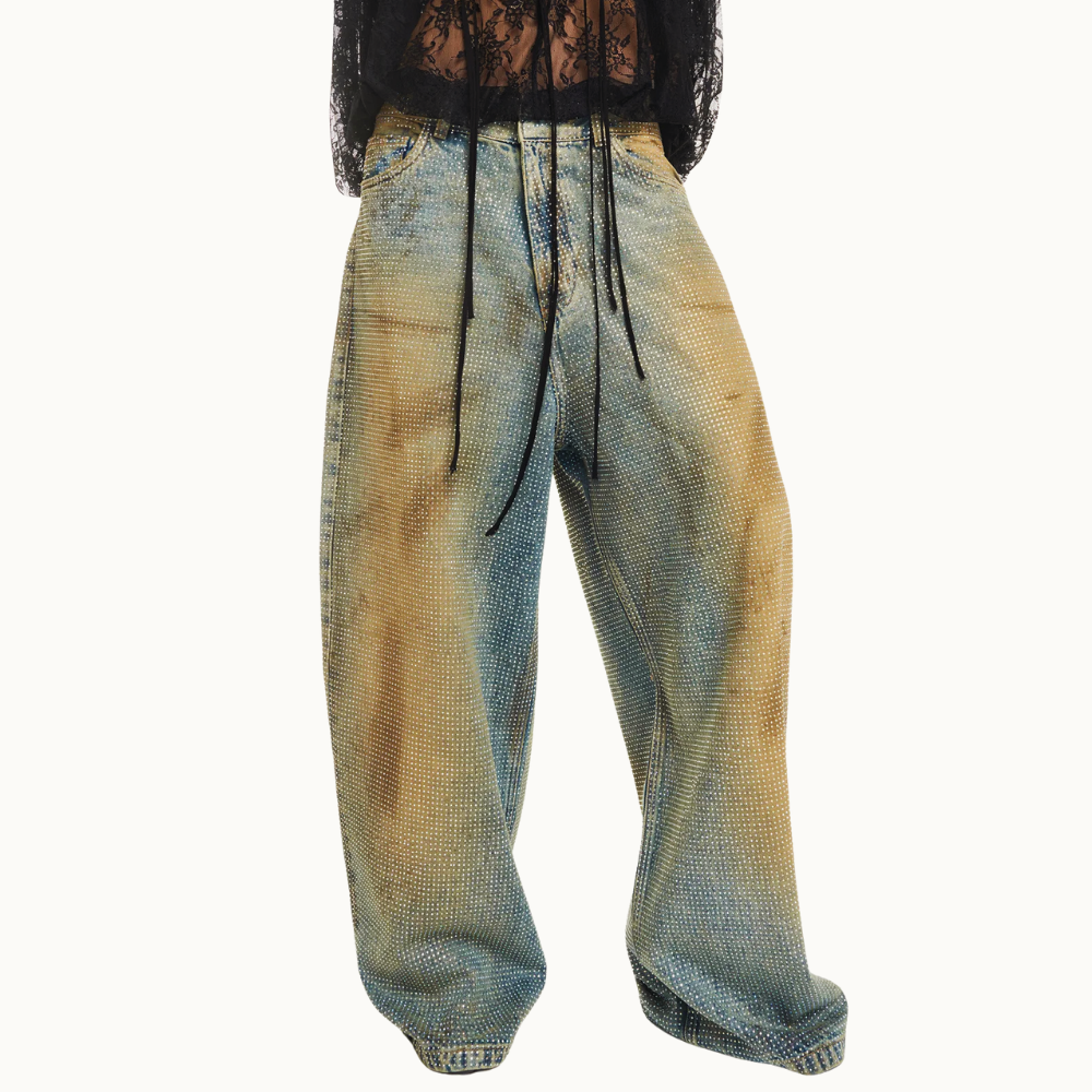 CALÇA JEANS PEDRAS