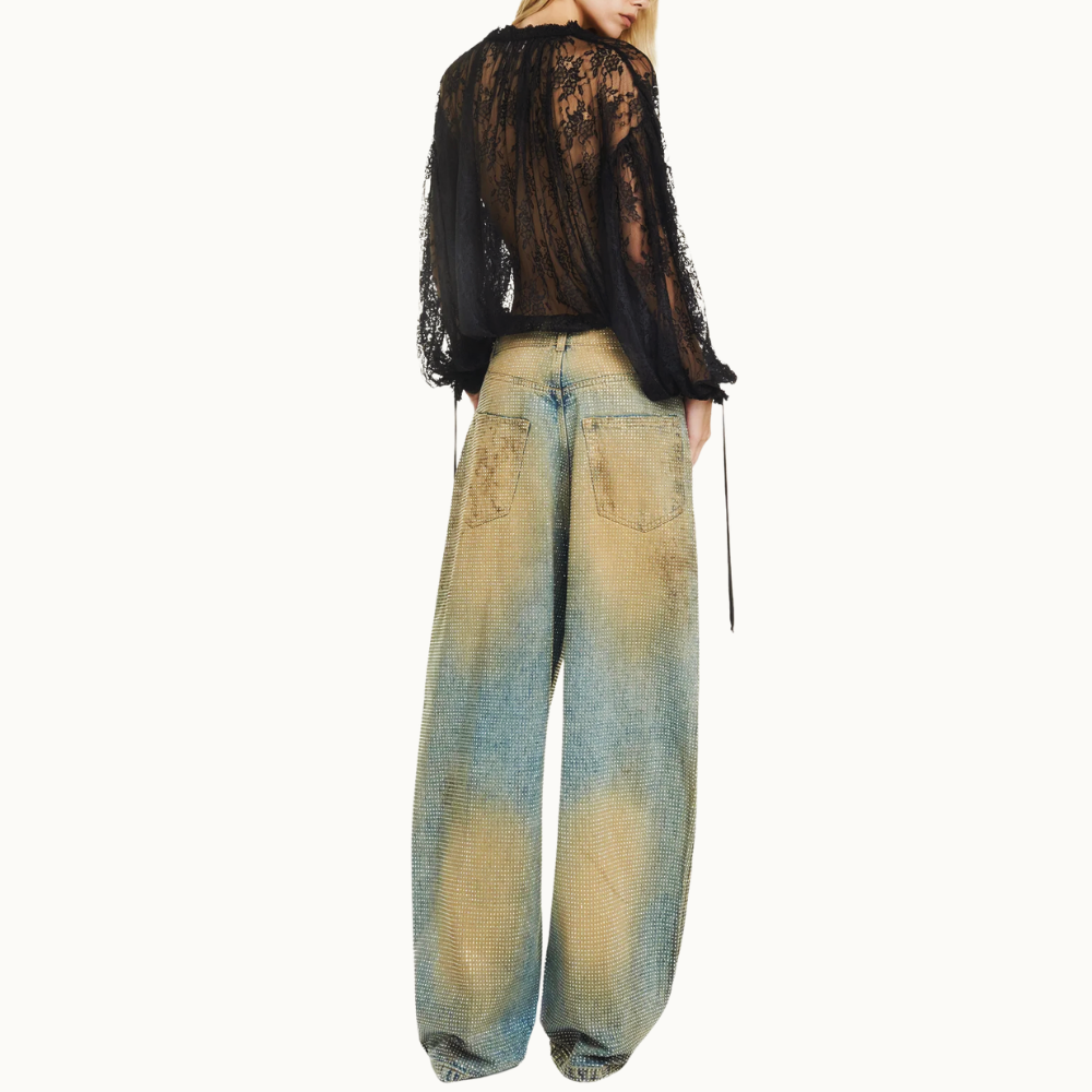 CALÇA JEANS PEDRAS
