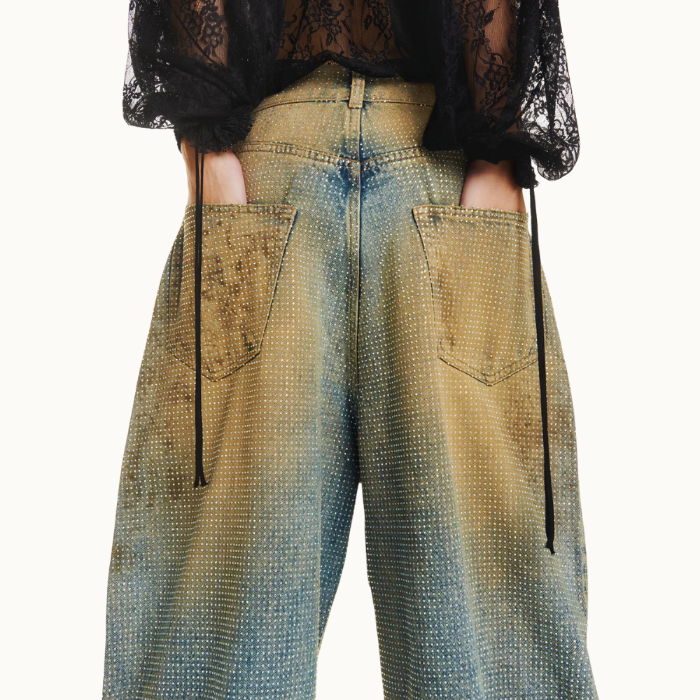 CALÇA JEANS PEDRAS