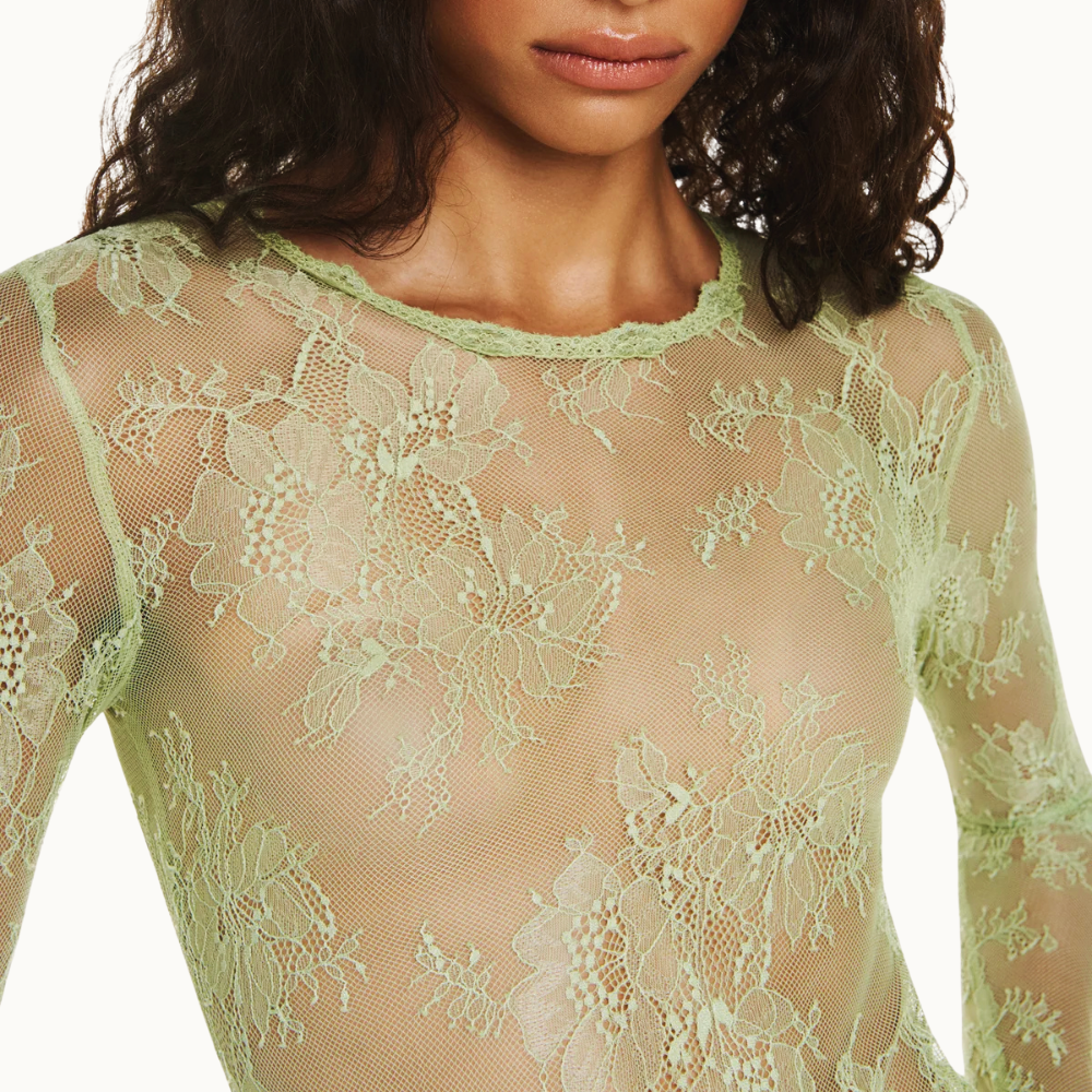 BLUSA MANGA LONGA RENDA
