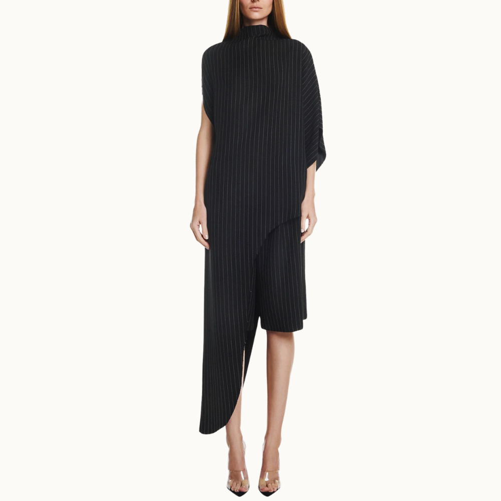 BLUSA KAFTAN ASSIMÉTRICA A FIO HEAVY PATOU RISCA DE GIZ