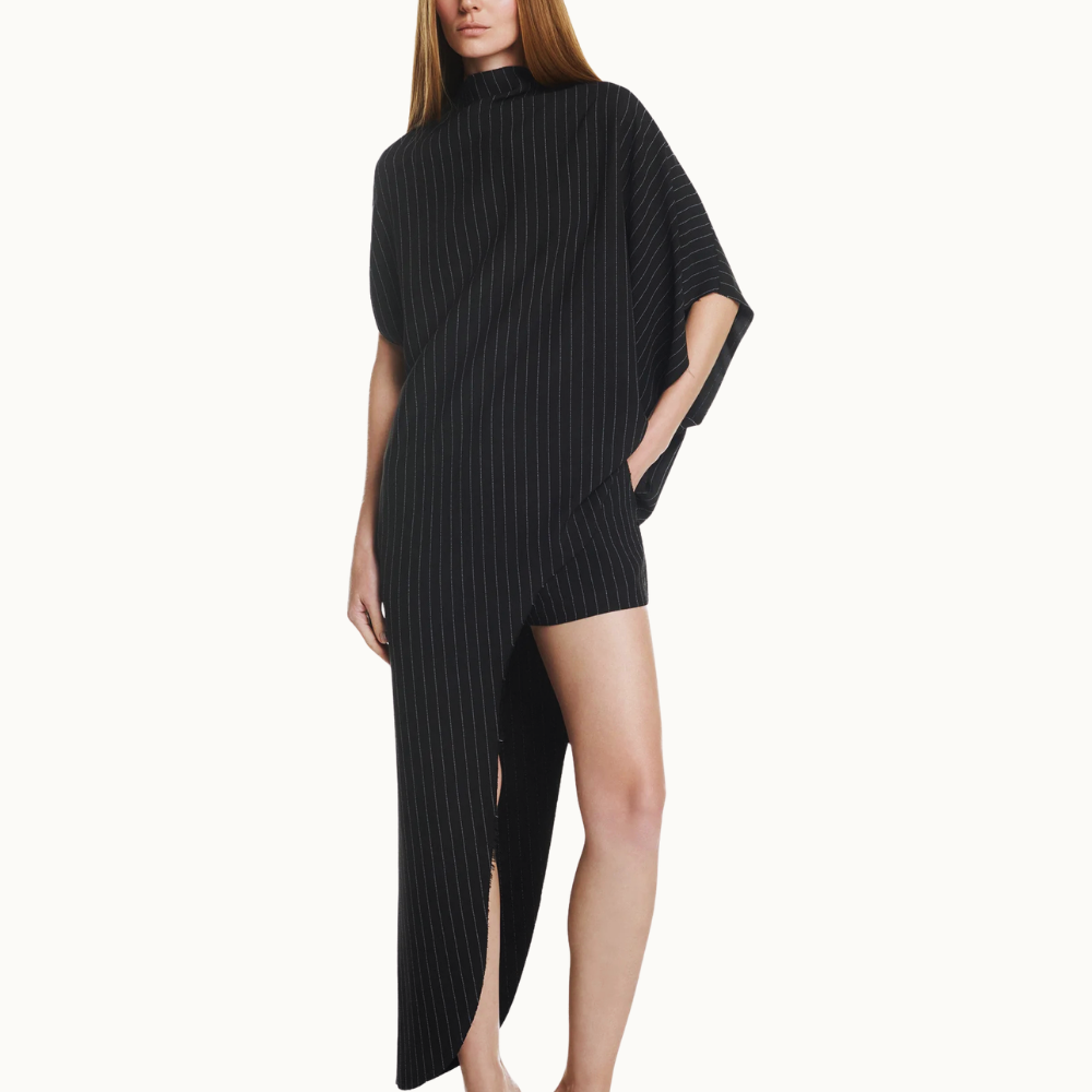 MINI SHORTS ALFAIATARIA A FIO HEAVY PATOU RISCA DE GIZ