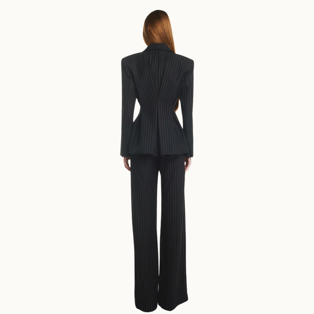 BLAZER ALFAIATARIA ACINTURADO A FIO HEAVY PATOU RISCA DE GIZ