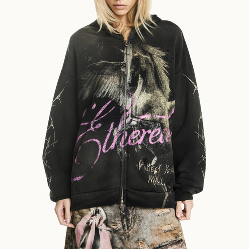 BLUSA MOLETOM ZÍPER CAPUZ PEGASUS