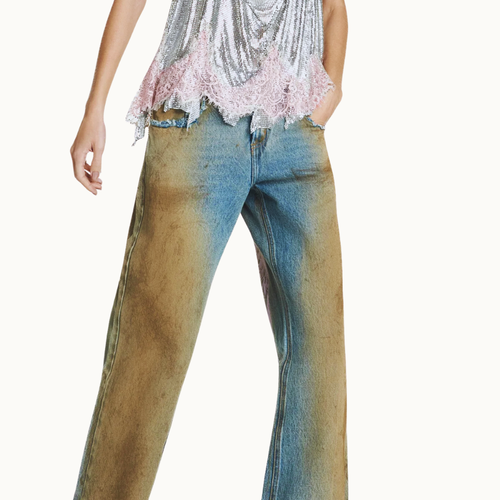 CALÇA JEANS FLARE ASAS