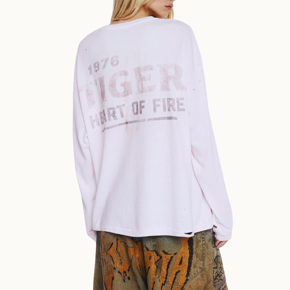 CAMISETA MANGA LONGA ROSA TIGER