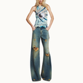 REGATA MALHA TATTOO YING YANG TIE DYE PEDRAS