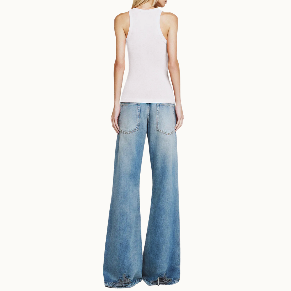 CALÇA JEANS FLARE CINTURA BAIXA