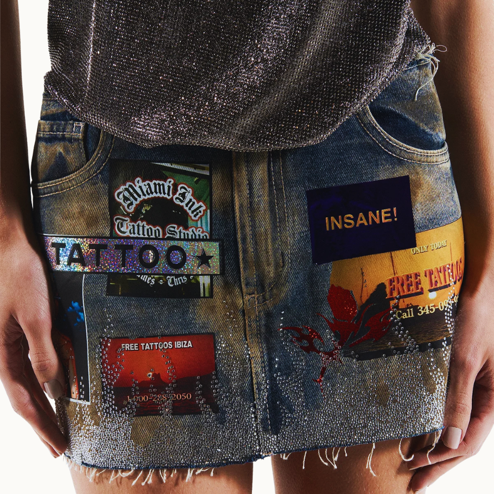 MINI SAIA JEANS TATTOO SUMMER