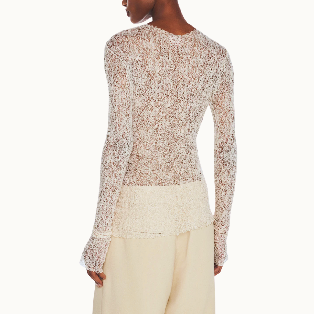 BLUSA MANGA LONGA RENDA