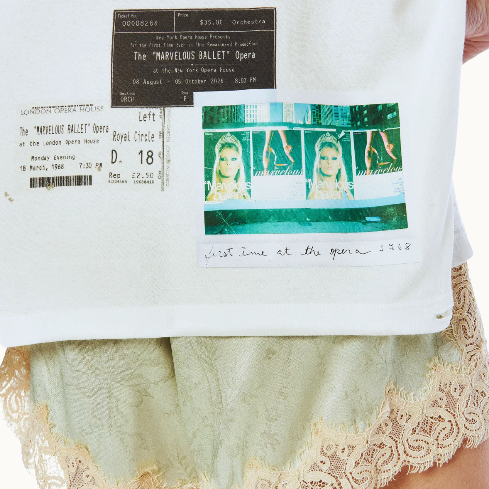 CAMISETA BALLET TIMELESS OFF WHITE