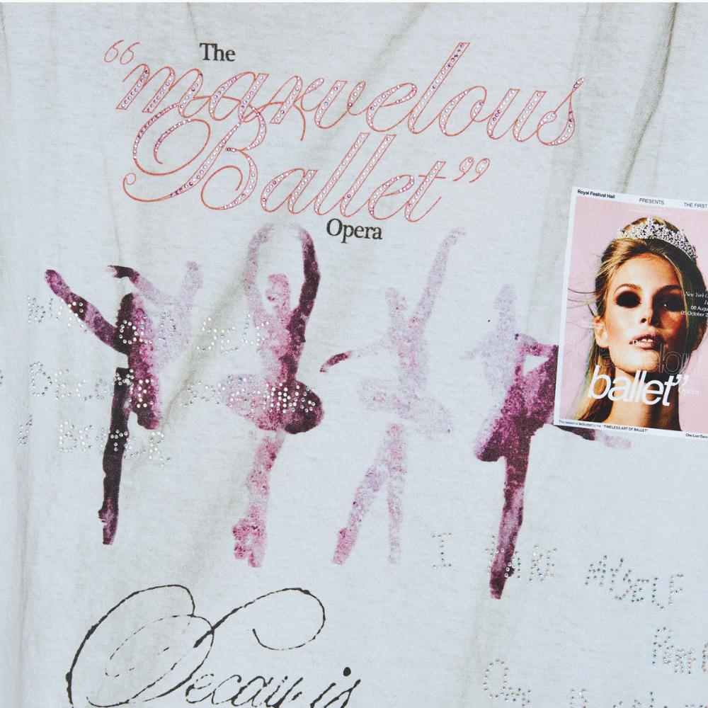 CAMISETA BALLET THE MARVELOUS AZUL