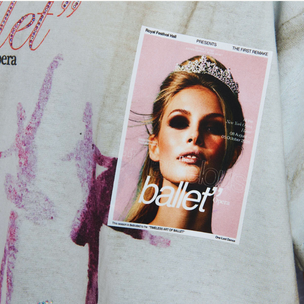 CAMISETA BALLET THE MARVELOUS AZUL