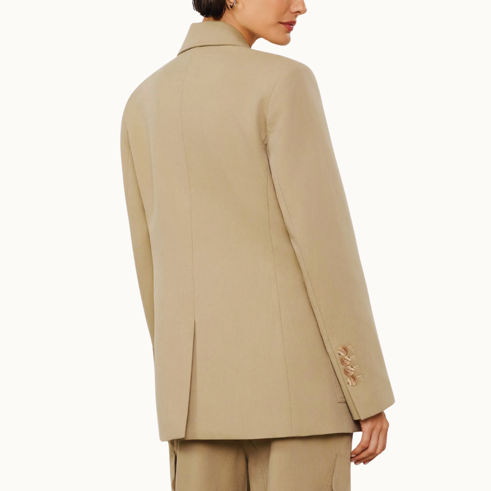 Blazer Bolsos Kaki