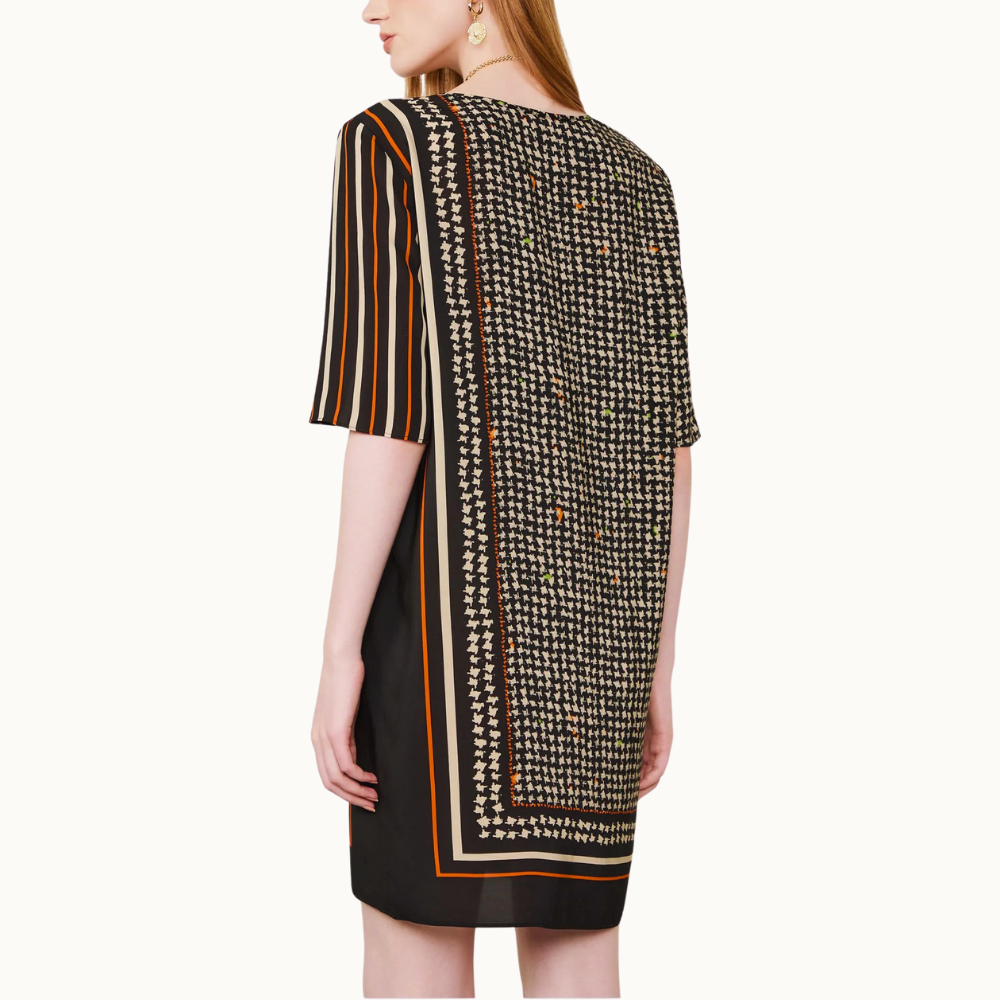 Vestido Curto Estampado