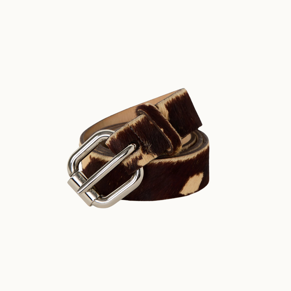 Cinto Feminino De Couro Super Bold Fur