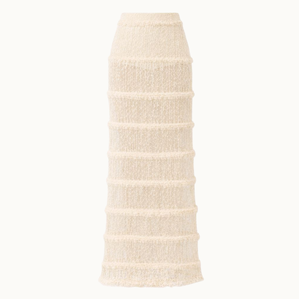 SAIA MIDI FRANJA BOUCLE GABRIELA