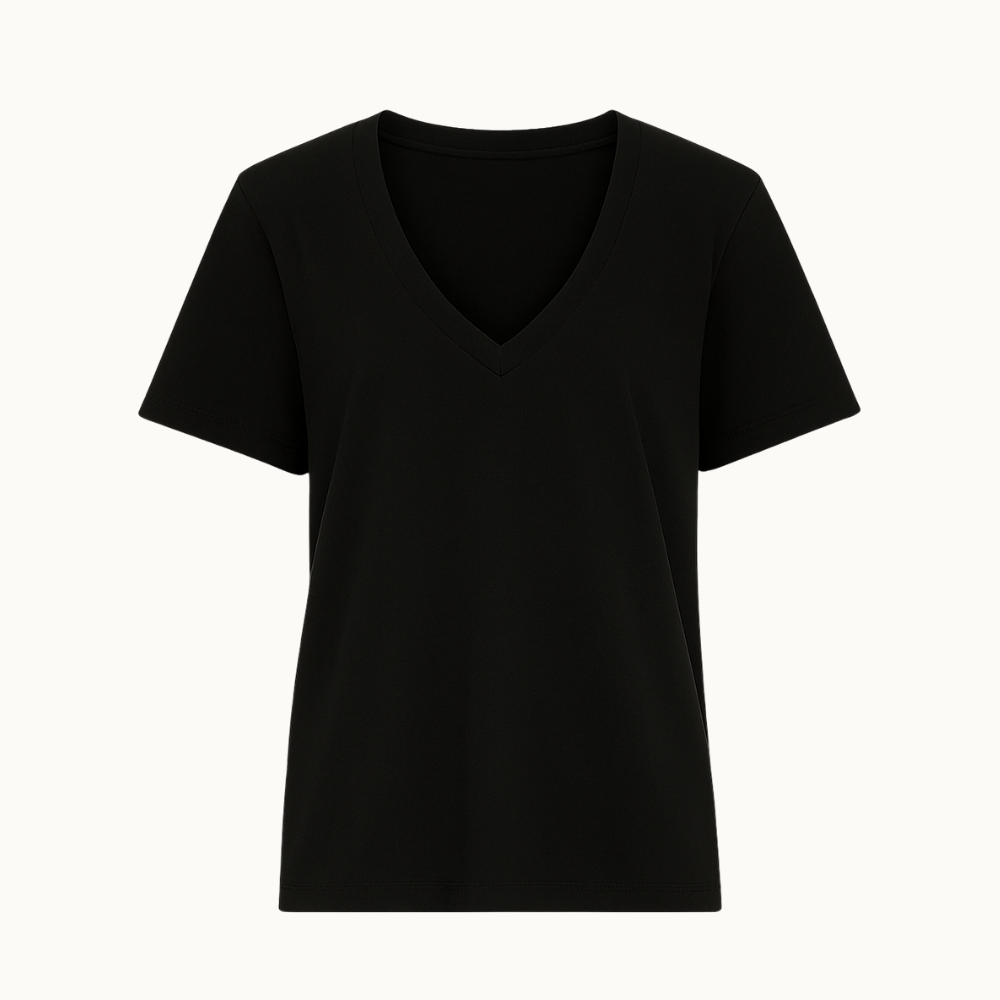 TSHIRT DECOTE V PIMA