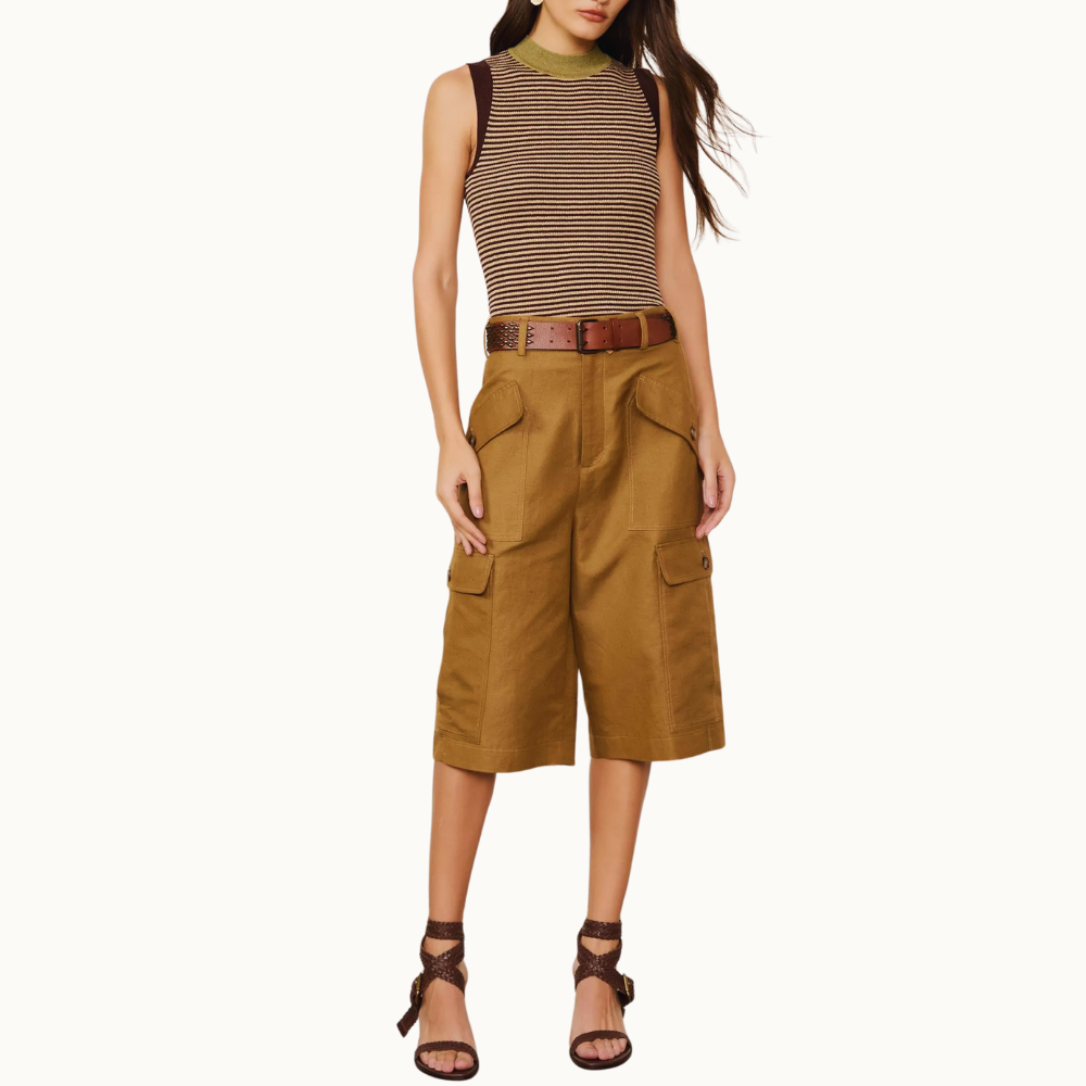 Regata De Tricot Com Lurex Listrada