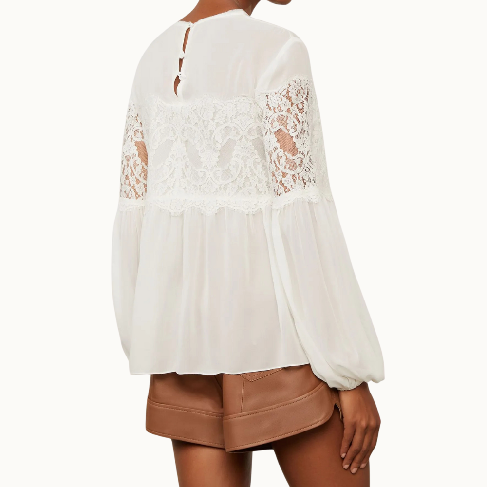 BATA DE RENDA VAZADA