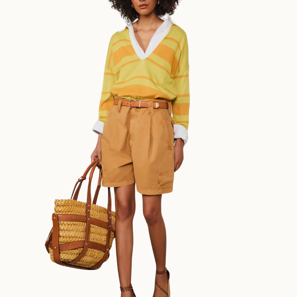 BERMUDA DE SARJA LOOSE