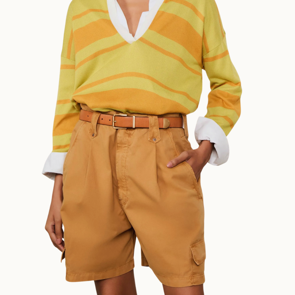 BERMUDA DE SARJA LOOSE