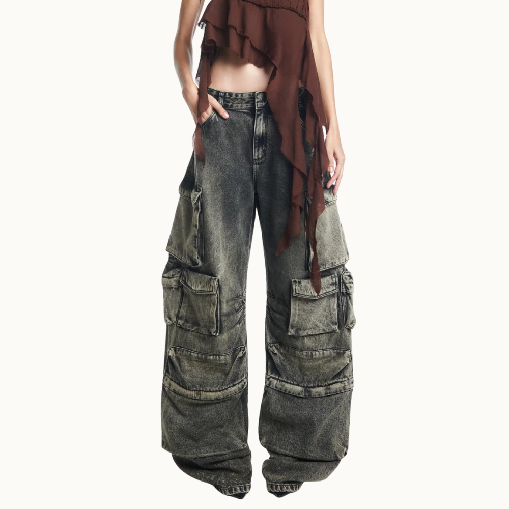 CALÇA MÚLTIPLOS BOLSOS