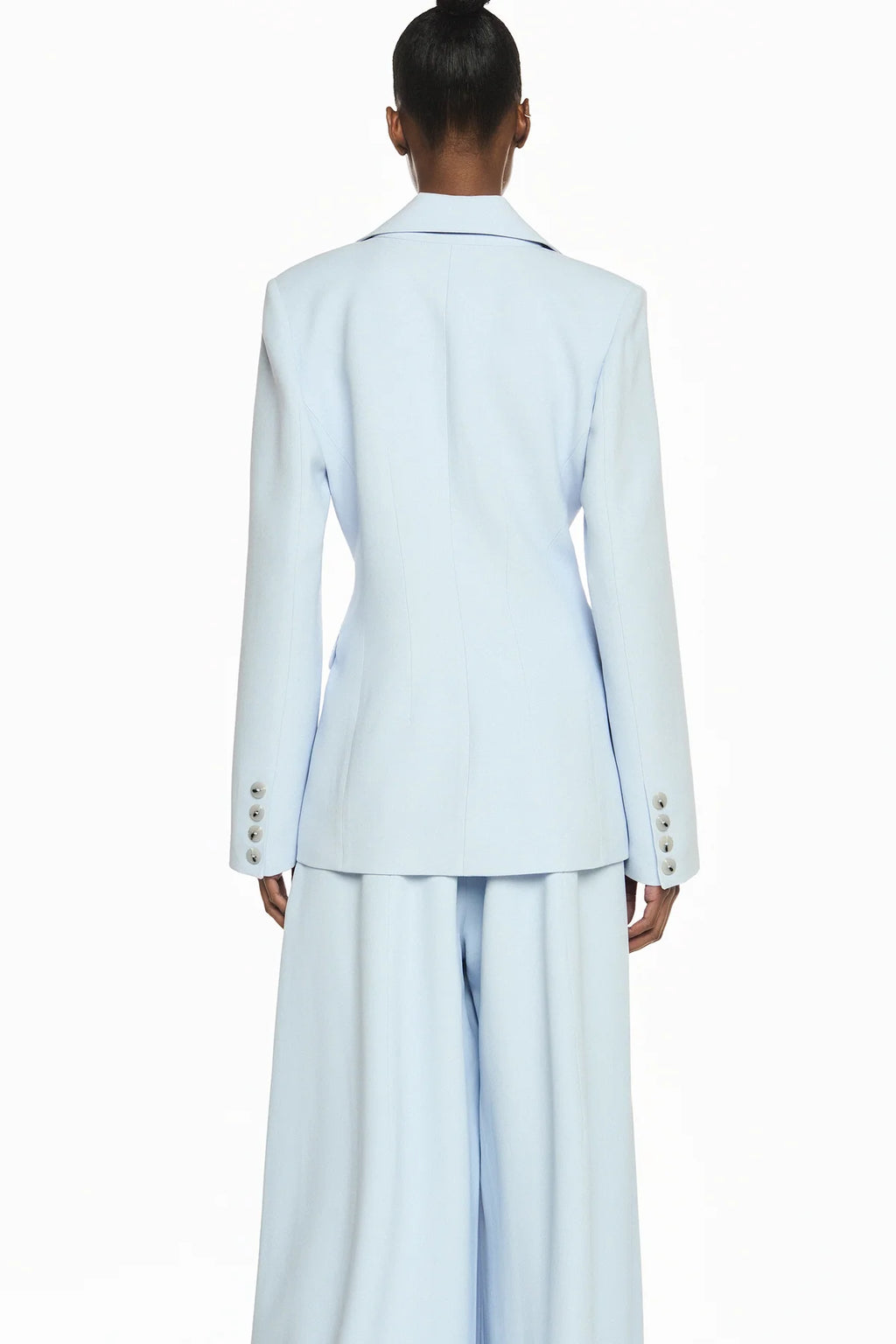 BLAZER ACINTURADO ALFAIATARIA CREPE HEAVY PATOU AZUL