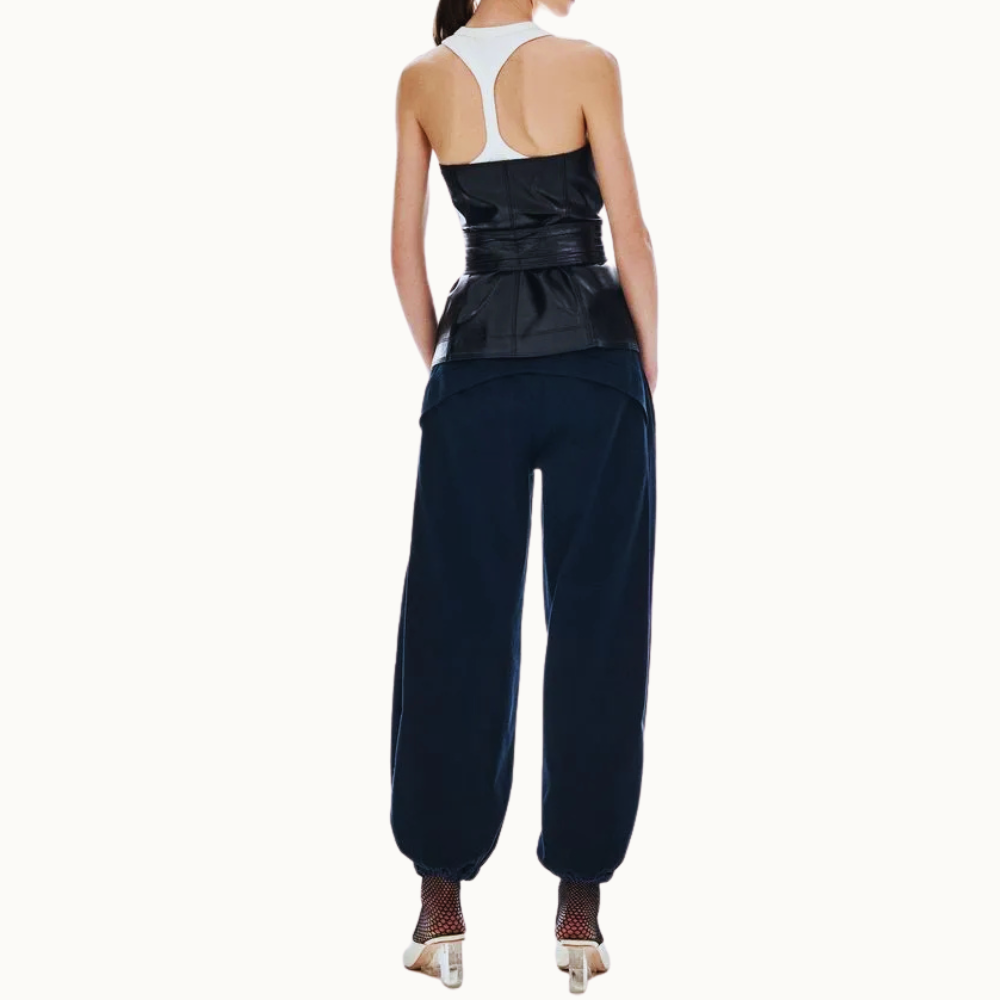 BLUSA COURO MORGANA