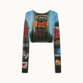 BLUSA CROPPED  TULE MOTOCROSS