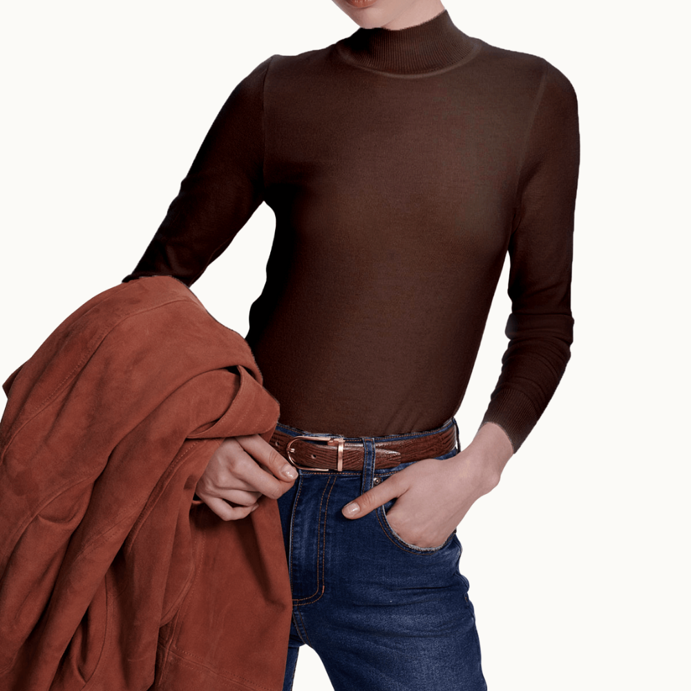 BLUSA GIULIA MARROM