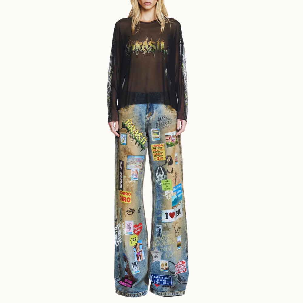 BLUSA MANGA LONGA PEDRAS BRASIL