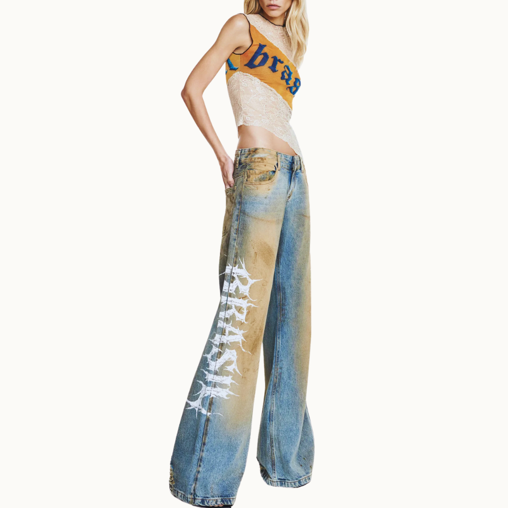 BLUSA SEM MANGA TULE E RENDA BRASIL