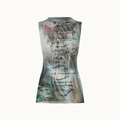 BLUSA SEM MANGA TULE FAIRYTALE