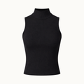 BLUSA CROPPED GOLA ALTA TRICOT
