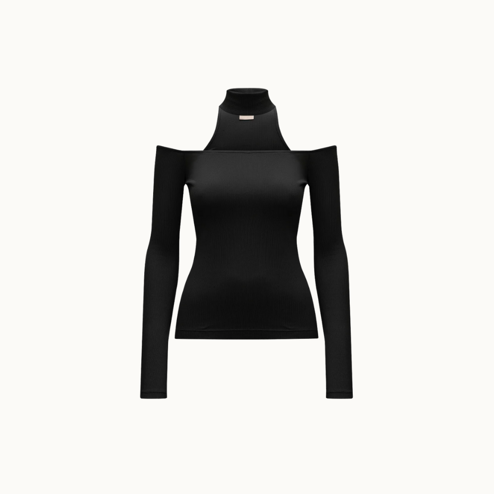 BLUSA DECOTE GOLA FALSA MALHA