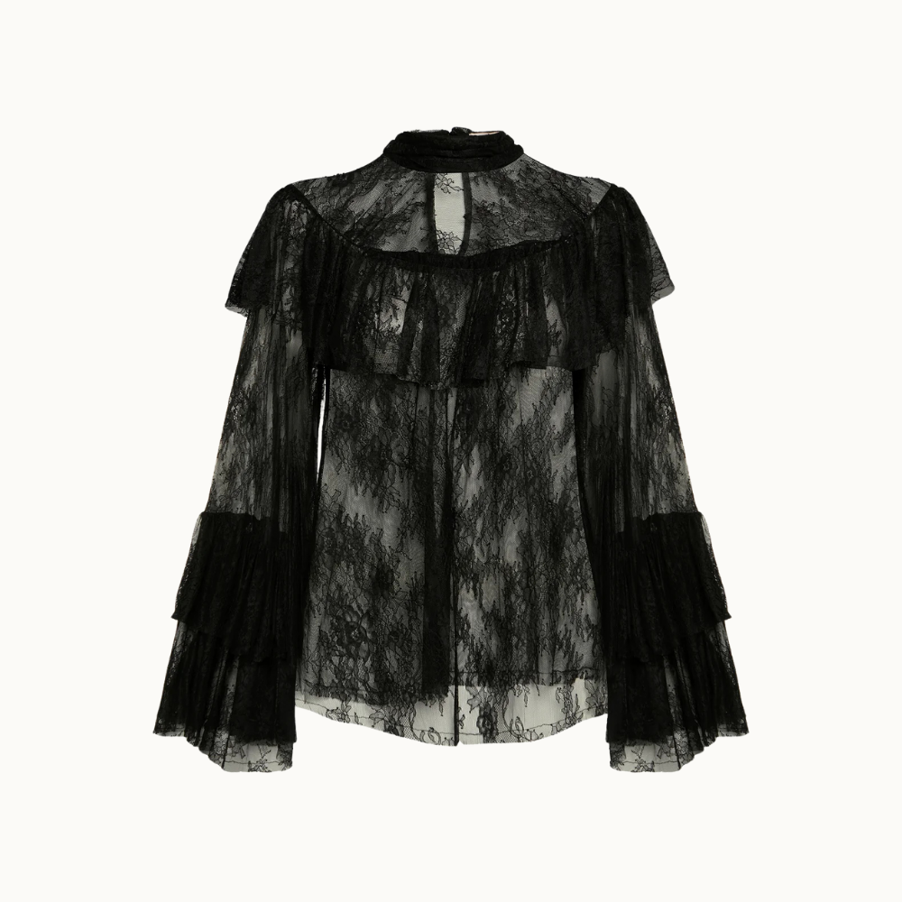 BLUSA GOLA ALTA BABADOS