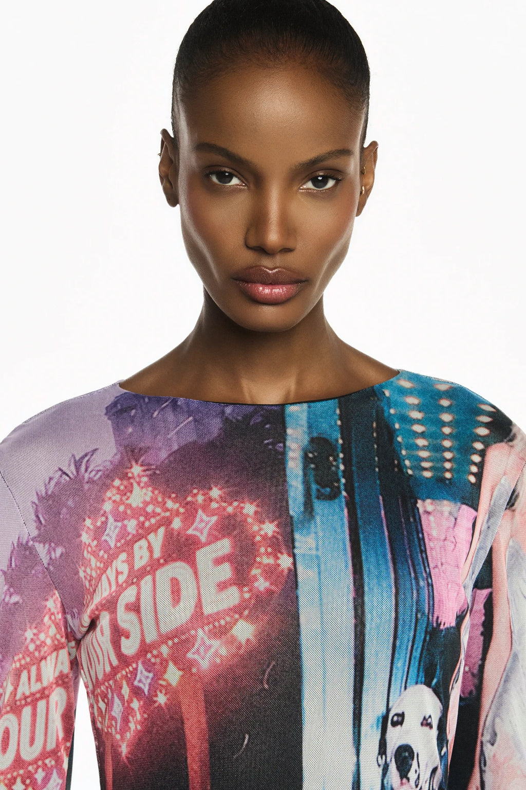 BLUSA MANGA LONGA TULE DÁLMATA BY YOUR SIDE
