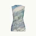BLUSA SEM MANGA TULE SURF