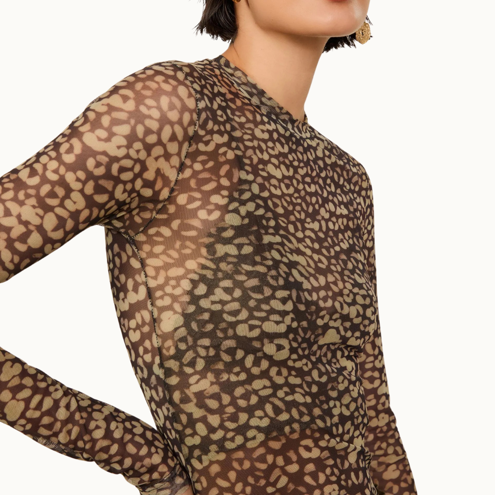Blusa De Tule Onça