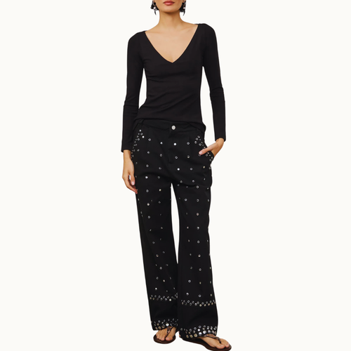 BLUSA DECOTE V ABERTO