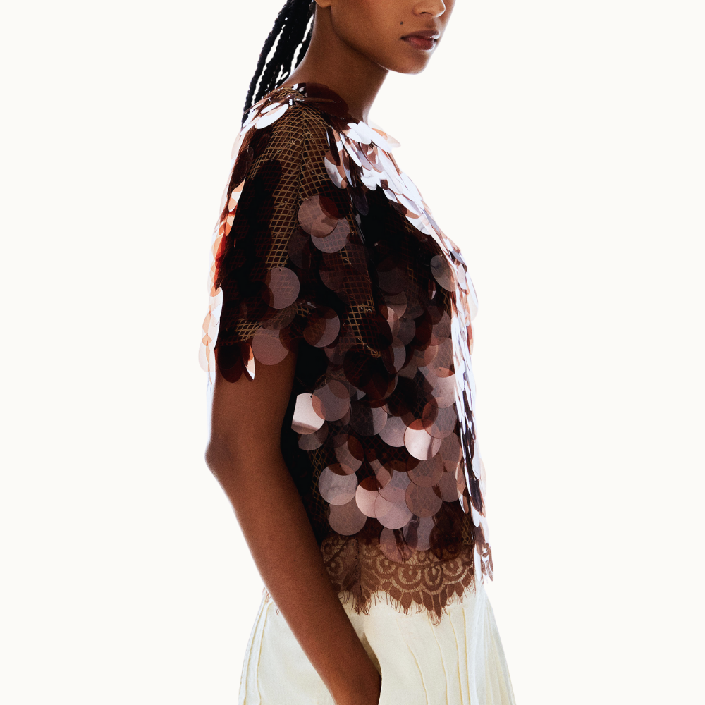 BLUSA PAETE OIL OLGA