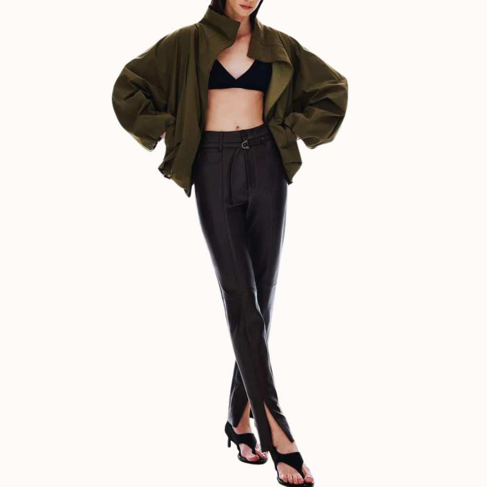 CALÇA COURO TINA