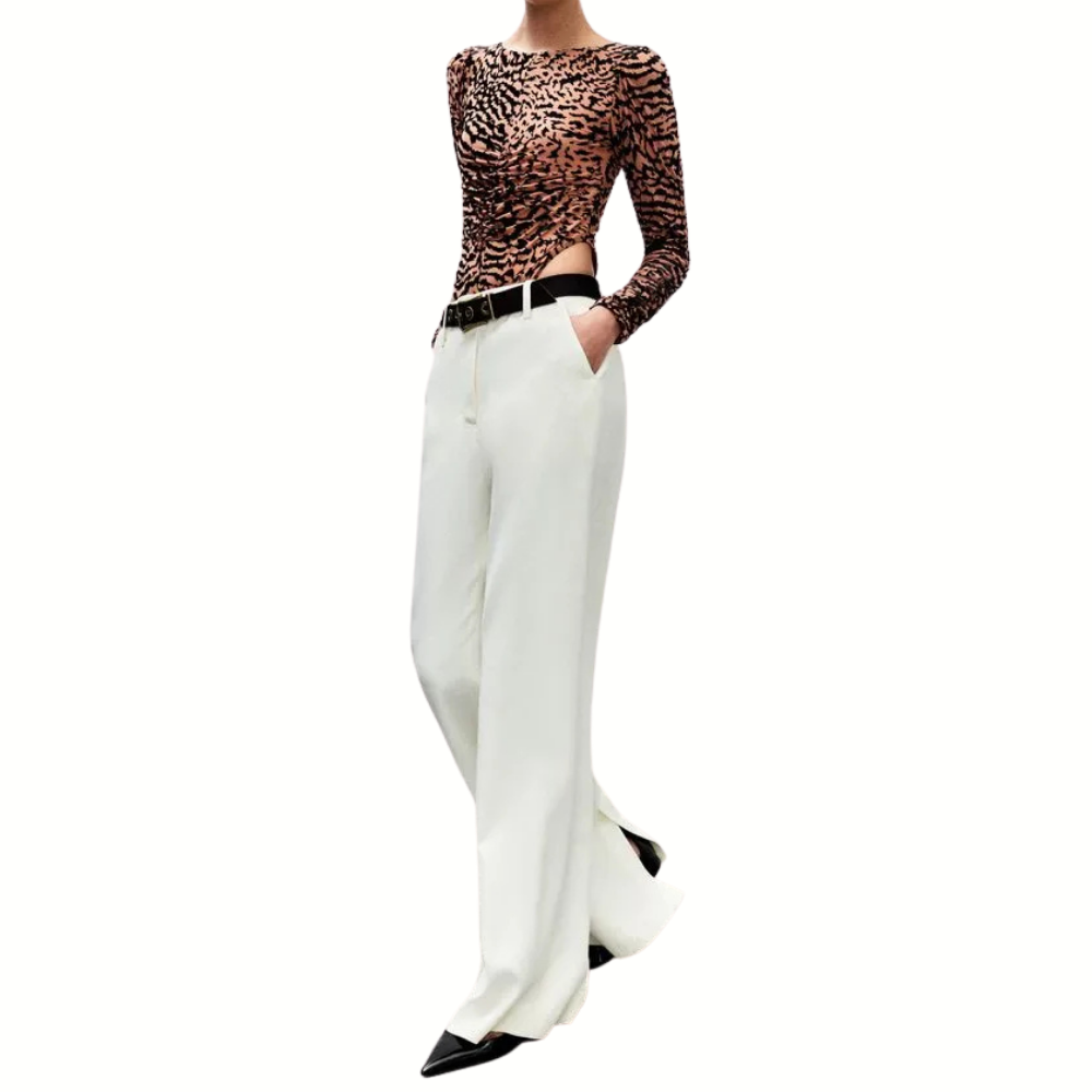 CALÇA CREPE LACE LANA
