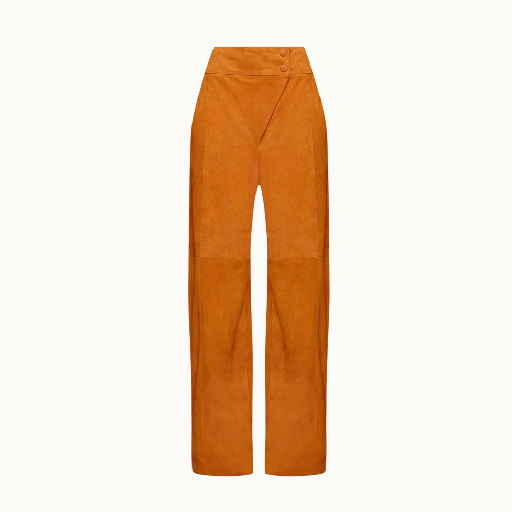 Calça De Couro Gemma Honney